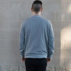 BAIT B Letter Invisible Pockets Fitted Crewneck (gray) -Our Apparel Shop babt140213 004b thum6 45692