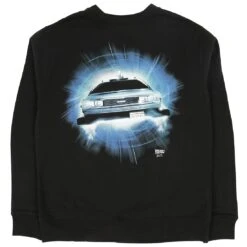 BAIT X Back To The Future Men DMC Delorean Future Crewneck Sweater (black)