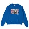 BAIT X Cowboy Bebop Men Bang Crewneck Sweater (blue) -Our Apparel Shop bacbebopbangcrb 1