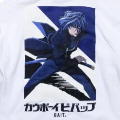BAIT X Cowboy Bebop Men Versus Hoody (white) -Our Apparel Shop bacbebopvshdywh 5