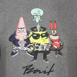 BAIT X SpongeBob Group Crewneck (gray / Gunmetal / Heather) -Our Apparel Shop bacrgroupv1ggh thum5 43467