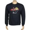 BAIT X SpongeBob SpongeBob SquarePants Crewneck (navy / Heather) -Our Apparel Shop bacrspngev2nyh thum1 43466