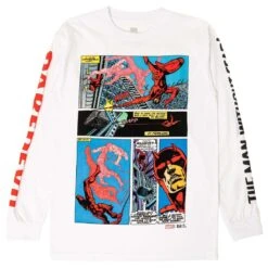 BAIT X Daredevil Men Comic Long Sleeve Tee (white)