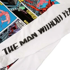BAIT X Daredevil Men Comic Long Sleeve Tee (white) -Our Apparel Shop baddcomiclstewh 3