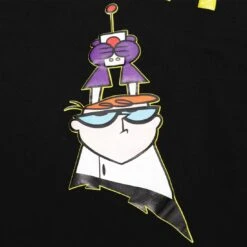 BAIT X Dexter's Laboratory Men BAIT Logo Long Sleeve Tee (black) -Our Apparel Shop badexlablsteebk 4