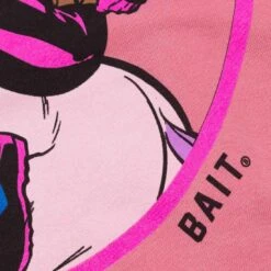 BAIT X Marvel Men Deadpool Unicorn Pigment Dyed Hoody (pink) -Our Apparel Shop badpoolunihdypk 4