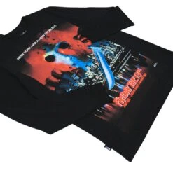 BAIT X Friday The 13th Men Manhattan Long Sleeve Tee (black) -Our Apparel Shop baf13manlsteebk 4