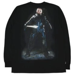 BAIT X Friday The 13th Men Manhattan Long Sleeve Tee (black) -Our Apparel Shop baf13manlsteebk 6