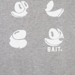 BAIT X Felix The Cat Men Expressions Crewneck Sweater (gray) -Our Apparel Shop bafelixespcrgr 6