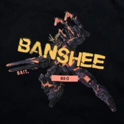 BAIT X Gundam Universe Men Banshee Hoody (black) -Our Apparel Shop bagdbanhdyblk 5