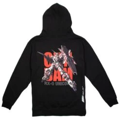 BAIT X Gundam Universe Men Unicorn Gundam Hoody (black) -Our Apparel Shop bagundguuchdybk 3