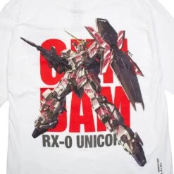 BAIT X Gundam Universe Men Unicorn Gundam Long Sleeve Tee (white) -Our Apparel Shop bagundguuclstwh 4