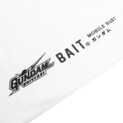 BAIT X Gundam Universe Men Unicorn Gundam Long Sleeve Tee (white) -Our Apparel Shop bagundguuclstwh 5