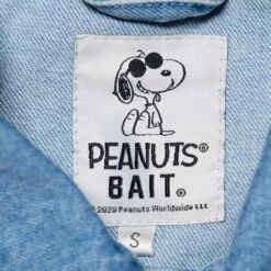 BAIT X Snoopy Mens Heartbreaker Denim Jacket (blue / Denim) -Our Apparel Shop bahrtjckdenim 4