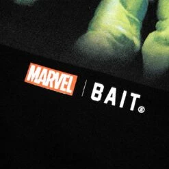 BAIT X The Hulk Men BAIT Logo Hoody (black) -Our Apparel Shop bahulkblogohdbk 3