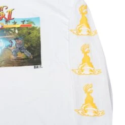 BAIT X Street Fighter X JBALVIN Men Hadouken Long Sleeve Tee (white) -Our Apparel Shop bajbalvhdlstewh 2