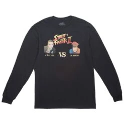 BAIT X Street Fighter X JBALVIN Men VS Long Sleeve Tee (black)