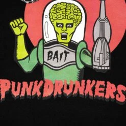 BAIT X Punk Drunkers Men Alien Hoody (black) -Our Apparel Shop bapdalienhdyblk 4