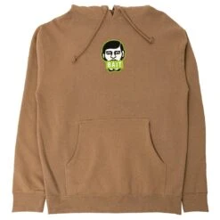BAIT X Punk Drunkers Men Japanese Man Hoody (brown / Sand)