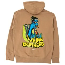 BAIT X Punk Drunkers Men Japanese Man Hoody (brown / Sand) -Our Apparel Shop bapdjamanhdysnd 3