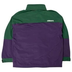 BAIT Men Rain Jacket (green / Purple) -Our Apparel Shop barainjcktgrn 4
