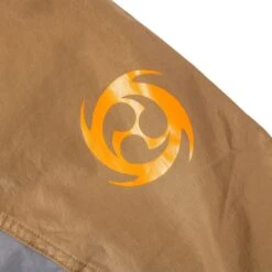 BAIT Men Rain Jacket (tan / Orange) -Our Apparel Shop barainjckttan 3