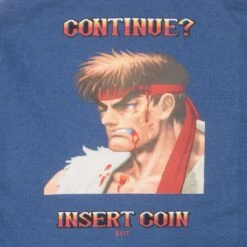 BAIT X Street Fighter Ryu Men Continue Crewneck Sweater (blue) -Our Apparel Shop baryucontcrwbl 4