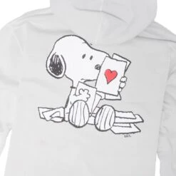 BAIT X Snoopy Men Lots Of Love Hoody (gray) -Our Apparel Shop basnplolovegry 4