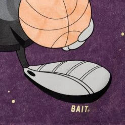 BAIT X Space Jam A New Legacy Men Marvin Legacy Crewneck Sweater (purple / Washed) -Our Apparel Shop basp2marvcrwpur 3