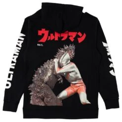 BAIT X Ultraman Men Fight Hoody (black) -Our Apparel Shop baultfighthdybk 4