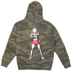 BAIT X Ultraman Men Specium Ray Zip Hoody (camo) -Our Apparel Shop baumspeciumhcam 3