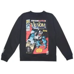 BAIT X Marvel Men Venom Lethal Protector #2 Crew Sweater (black)