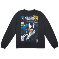 BAIT X Marvel Men Venom Lethal Protector Crew Sweater (black)