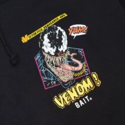 BAIT X Marvel Men V Is For Venom Hoody (black) -Our Apparel Shop bavisvenomhdybk 2