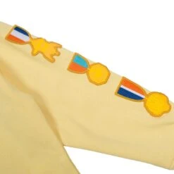 Billionaire Boys Club Little Kids Honor Crew Sweater (yellow) -Our Apparel Shop bb8031306yel 56 4 compressed