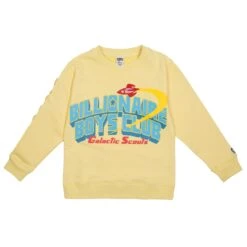 Billionaire Boys Club Little Kids Honor Crew Sweater (yellow)