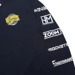 Billionaire Boys Club Men World Tour Long Sleeve Tee (navy) -Our Apparel Shop bb8818309nvy 2