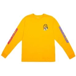 Billionaire Boys Club Men Island Long Sleeve Tee (yellow)
