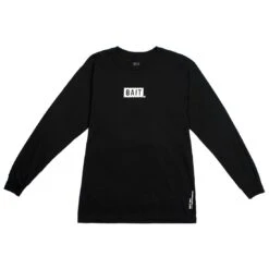 BAIT Men Bite Logo Long Sleeve Tee (black)