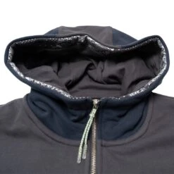 Converse X Paria Men Full Zip Hoodie (black / Asphalt) -Our Apparel Shop cn10022623 a01 3