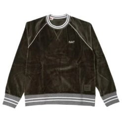 Converse X Todd Snyder Men Velour Po Crew (olive / Deep Olive)