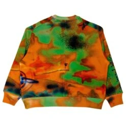 Converse X Come Tees Men Shapes Fleece Crew (orange / Celestial) -Our Apparel Shop cn10024250 a01 3