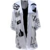 Dimepiece Women Verbage Symbol Kimono (white) -Our Apparel Shop dpc14of01wht thum1 287 3797 48896