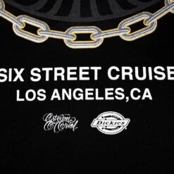 Dickies X Estevan Oriol Men LA Nights Long Sleeve Tee (black) -Our Apparel Shop dxwl450e0blk 4