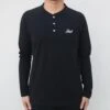 BAIT Men Core Henley Long Sleeve Tee (black) -Our Apparel Shop henley 7326