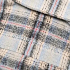 Honor The Gift Women Flannel Crop Jacket (blue) -Our Apparel Shop hgg210361blu 3