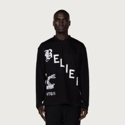Honor The Gift Men Belief Long Sleeve Tee (black) -Our Apparel Shop hgg220442blk 9