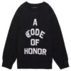 Honor The Gift Men Code Of Honor Sweater (black) -Our Apparel Shop hgg220454blk 1