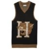 Honor The Gift Women Mascot Sweater Vest (black) -Our Apparel Shop hgwg220350blk 1