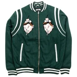 Ice Cream Men Faces Jacket (green)